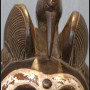 Decorative Gabon Bird Mask lrg closeup of top